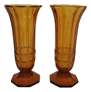 Crystal Vases from the Val-Saint-Lambert, Set of 2