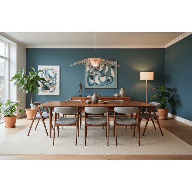 Teak Armchair in Hallingdal 65 Upholstery by Thomas Harlev for Farstrup Møbler, Denmark, 1960s, Set of 2 For Sale - Image 12 of 18