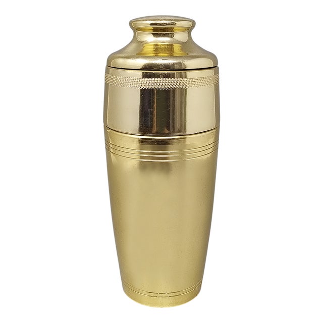 Vintage Cocktail Shaker in Metal, 1970s For Sale