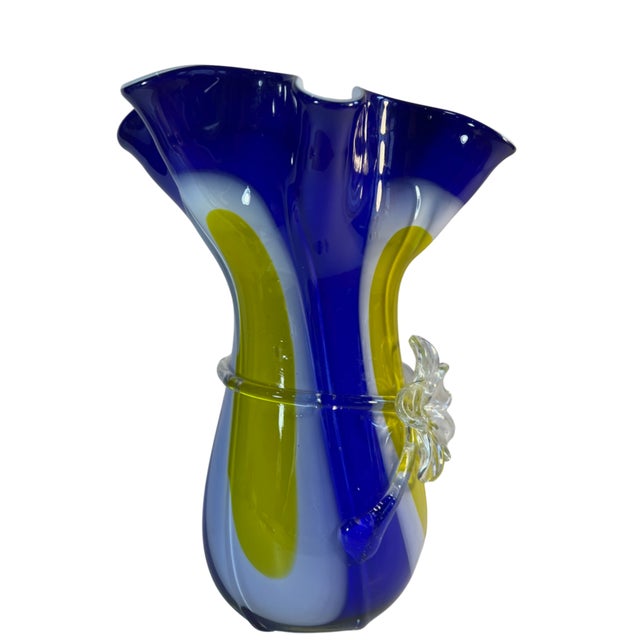 Glass Art Glass Vase For Sale - Image 7 of 17