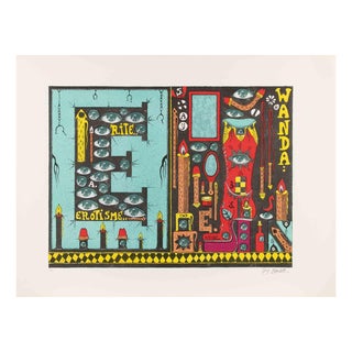 Guy Harloff, Rite… Eroticism… Wanda, 1970s, Screenprint For Sale