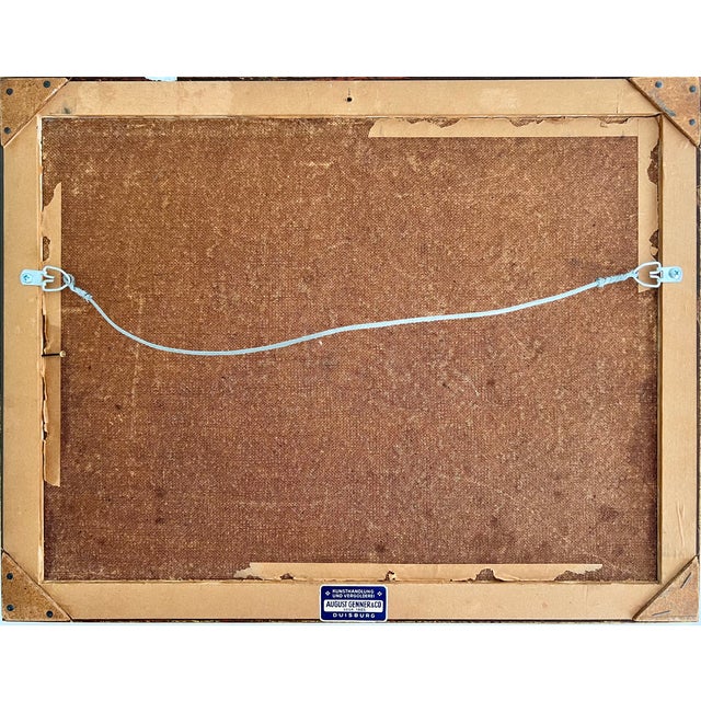 Traditional 1930s German Nature-Impressionism Painting by Helmut Josef Schilhabel For Sale - Image 3 of 3