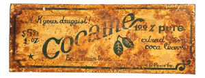 Provocative Cocaine Sign from Villa G. Pesce