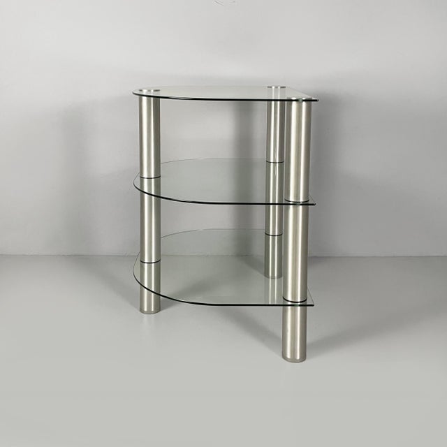 1990s Modern Japanese Record Player Coffee Table from Rotel Project, 1994 For Sale - Image 5 of 15