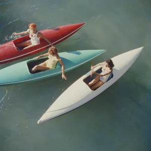 Slim Aarons 'Lake Tahoe Trip' Contemporary Archival Color Photograph Print From the Original Negative by Getty - 40x40