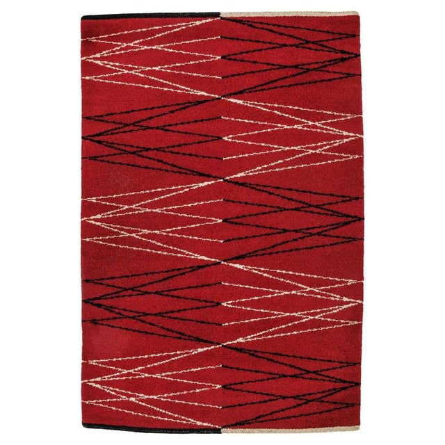 Kungsmattan Rug from Aina Kånge, 1950s For Sale - Image 9 of 9