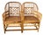 Pair Vintage Brighton Pavilion Bamboo & Cane Chairs For Sale