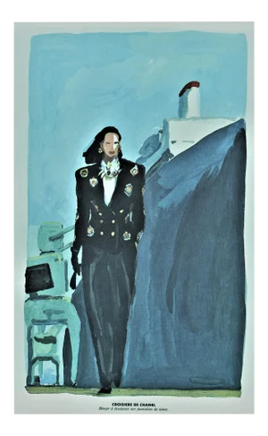 Matted Vintage Chanel Print 1980s