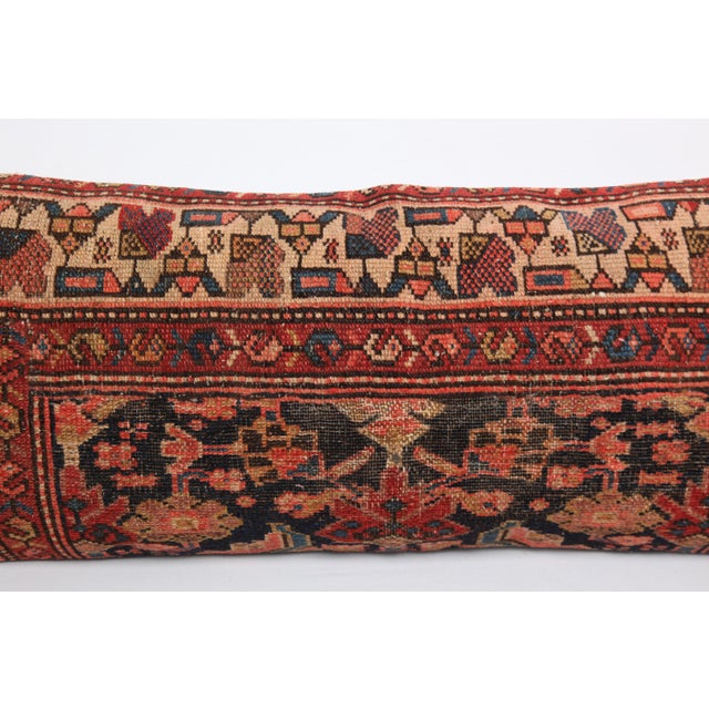 Red Antique Tribal Handwoven Throw Pillow Cover -16'' X 36'' For Sale - Image 8 of 9