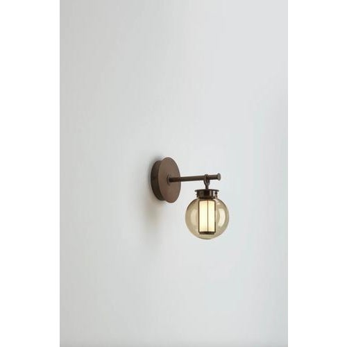 Metal Bronze-Amber Glass Bai A Di Di Diffuser Wall Lamp by Neri and Hu for Parachilna For Sale - Image 7 of 10