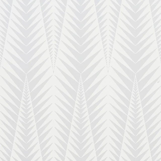 Not Yet Made - Made To Order Sample - Schumacher x Neisha Crosland Zebra Wallpaper in Dove Grey For Sale - Image 5 of 5