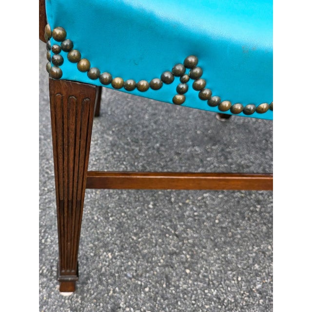 Antique 19th Century Carved Georgian/Hepplewhite Dining Chairs --- Set of 10 For Sale - Image 10 of 13