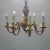 Gold and Metal 8-Light Chandelier, 1970s For Sale - Image 12 of 13