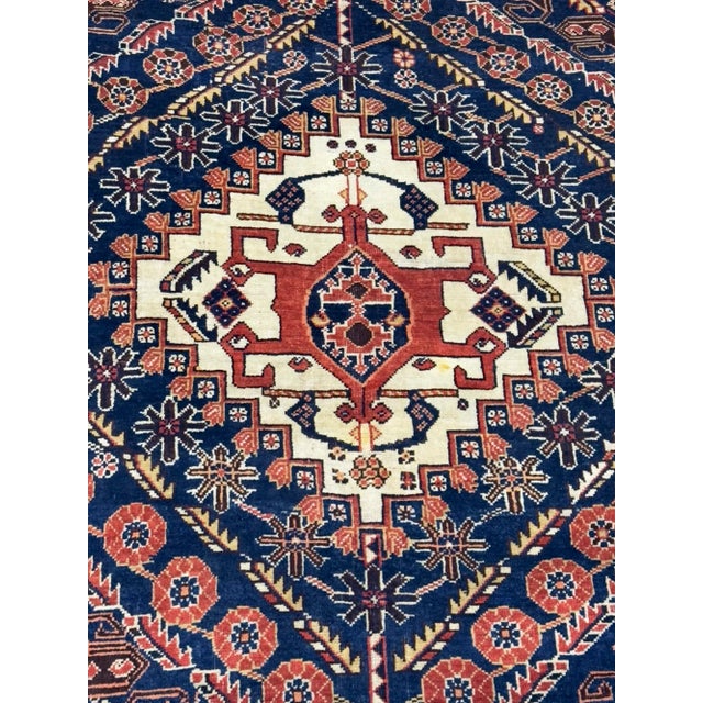 Antique Persian Qashqai Rug 4’11" X 7’4" For Sale - Image 4 of 8