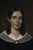 (American, 19th century Young Lady with Cameo and Cross, unsigned, inscribed "Beecher" on stretcher, possibly Harriet...