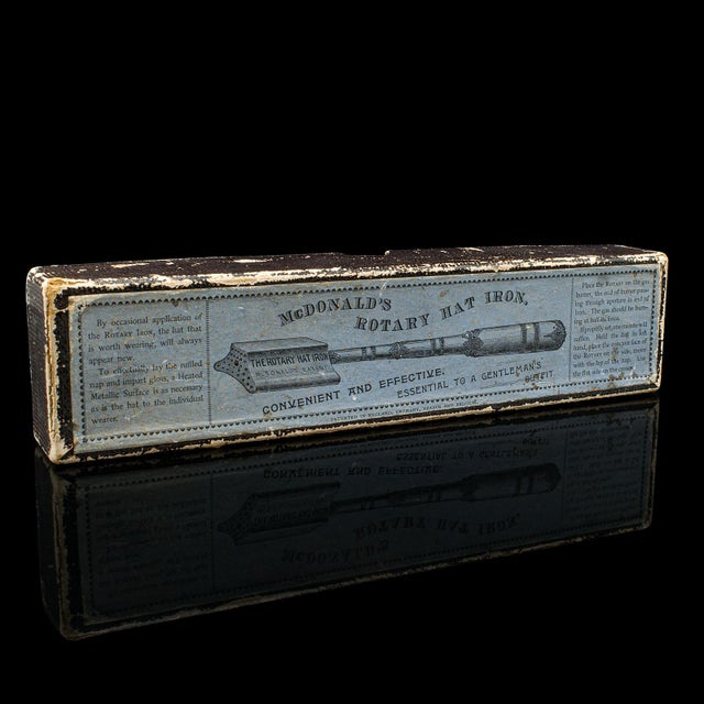 1900's Antique McDonald's Rotary Hat Iron For Sale - Image 10 of 12