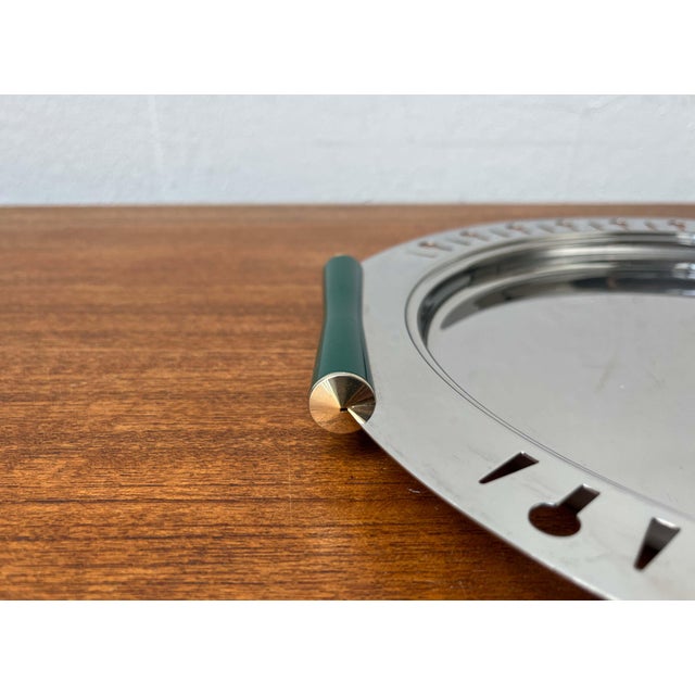 Postmodern Metal Tray from Inoxbeck, Italy, 1980s For Sale - Image 15 of 18