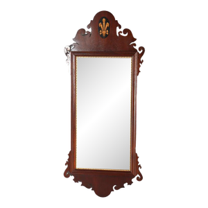 Kittinger School Federal Style Parcel Gilt Mahogany Wall Mirror 20thC