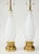 Mid-Century Modern Frosted Murano Glass Lamps - A Pair For Sale - Image 3 of 8