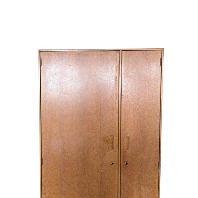 Mid-Century Modern Stag Concord Teak and Oak Double Wardrobe, 1970s For Sale - Image 4 of 10
