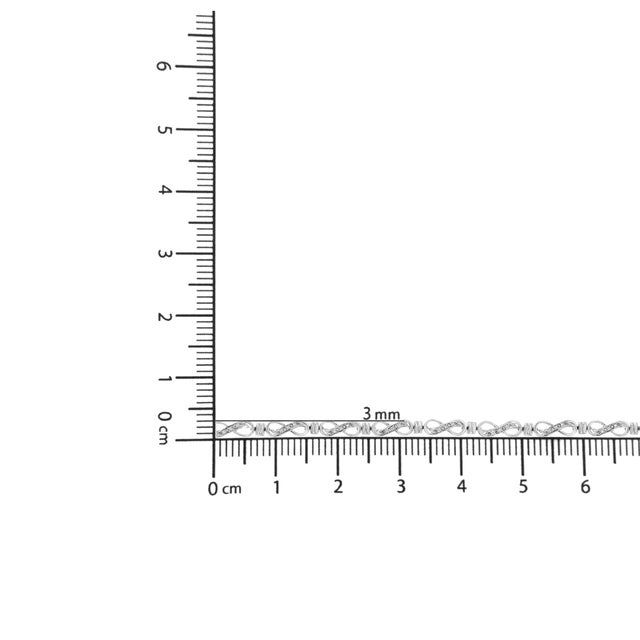 Early 21st Century .925 Sterling Silver 1/6 Cttw Diamond Accent Infinity Link Bracelet (I-J Color, I3 Promo Clarity) - 7" For Sale - Image 5 of 5