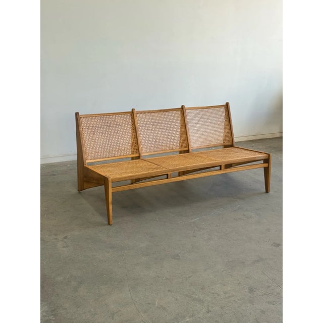 Contemporary France and Son Mid Century Jeanneret Kangaroo Sofa For Sale - Image 3 of 12