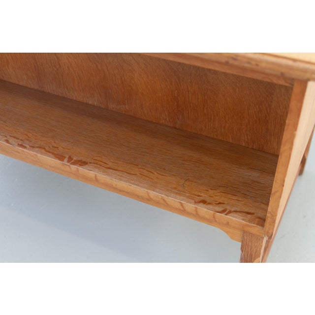 Mid-Century Modern Danish Freestanding Oak Desk by Henning Kjærnulf, 1960s For Sale - Image 18 of 18