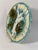 Turquoise Antique 1890s French Salins Majolica Asparagus Plate For Sale - Image 8 of 15