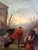 Wood Augustine Dallemagne "A Skating Party" – A Romantic Mid-19th Century French Winter Scene For Sale - Image 7 of 18