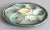 French Antique French Saint Clément Majolica Blue Green & Yellow Lemon Wedge Oyster Plate For Sale - Image 3 of 7