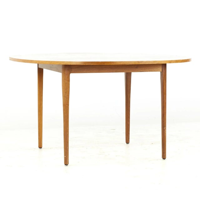 Kipp Stewart for Drexel Declaration Mid Century Walnut Dining Table For Sale - Image 10 of 10