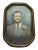 Dapper Gentlemen Vintage Midcentury Framed Portrait For Sale