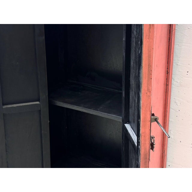 Chinese Wedding Cabinet in Red For Sale - Image 4 of 16