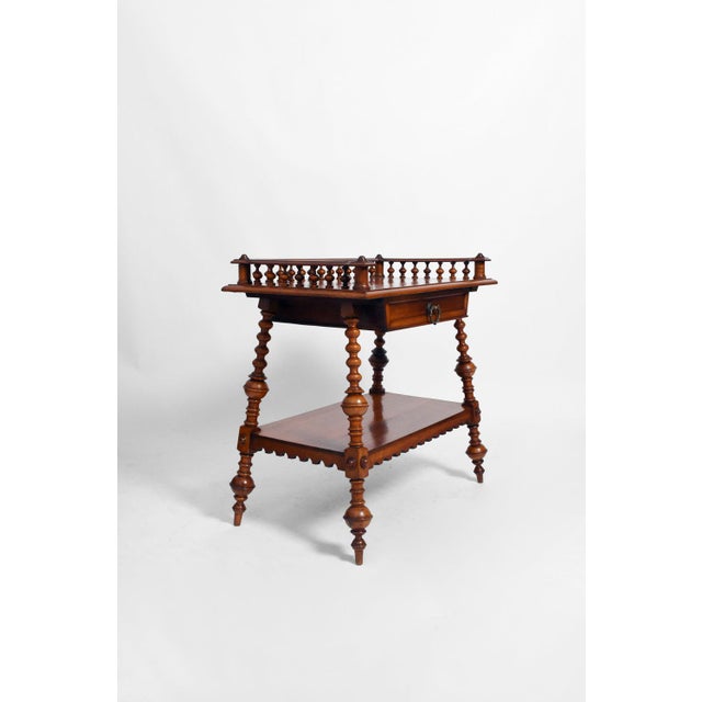 English Turned Wood Console, 1910s For Sale - Image 4 of 6