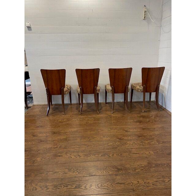 Vintage H-214 Chairs by Halabala, 1930, Set of 4 For Sale - Image 6 of 11