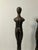 This 20 inch high pair of sculptures in iron have a bronze finish to them These were inspired by the sculpture of Diego...