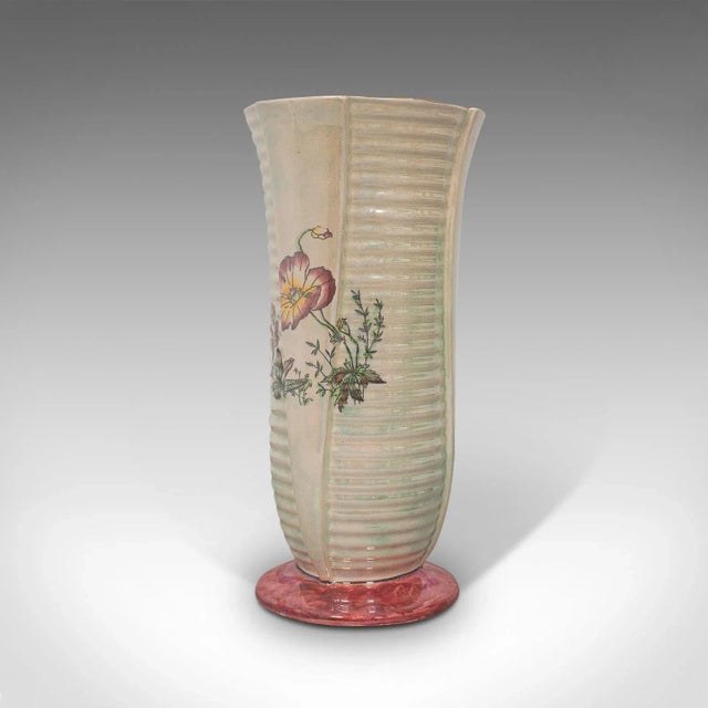 Mid 20th Century Mid-20th Century English Ceramic Lustre Flower Vase For Sale - Image 5 of 13