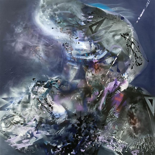 Ovidiu Kloska, Chimera Rider After a Night Battle, 1977, Canvas For Sale - Image 14 of 14