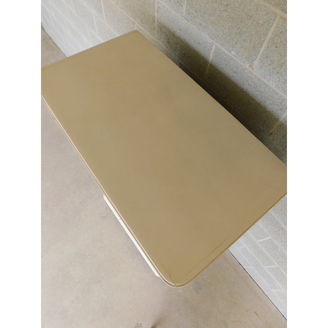 Vintage Hollywood Regency Gilt Gold Accented Original Paint Decorated Chest For Sale - Image 12 of 13