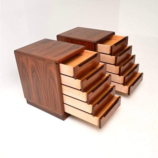 1960s Danish Bedside Chests, 1960, Set of 2 For Sale - Image 5 of 11