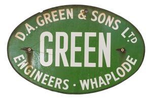 Antique Green Sign, 1900
