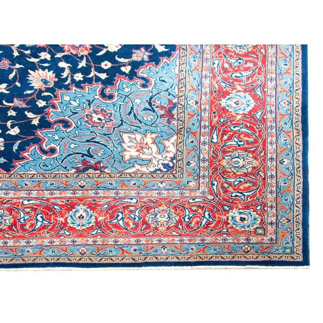 Vintage Persian Sarouk Rug For Sale - Image 4 of 16