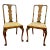 Early 20th Century Queen Anne Style Butler Wood Side Chairs — Set of 2 For Sale