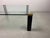 Metal Mid-Century Hollywood Regency Glass and Brass Coffee Table by Peter Ghyczy, Netherlands, 1970s For Sale - Image 7 of 13