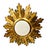 Large Spanish crown light in gilt metal and opaline glass ; white ; opaline Spain, 1950s. Midcentury antique gilt iron...