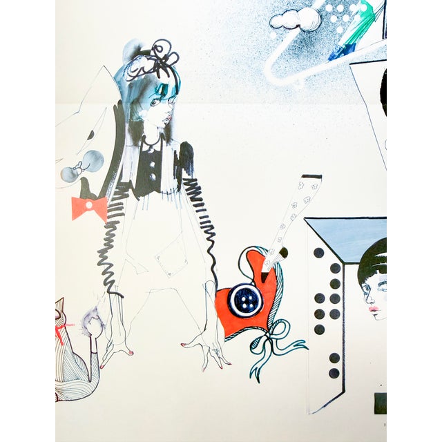 Julie Verhoeven Limited Edition Poster by Jaeger British Fashion Illustration for Boutique, 2010 For Sale - Image 10 of 18