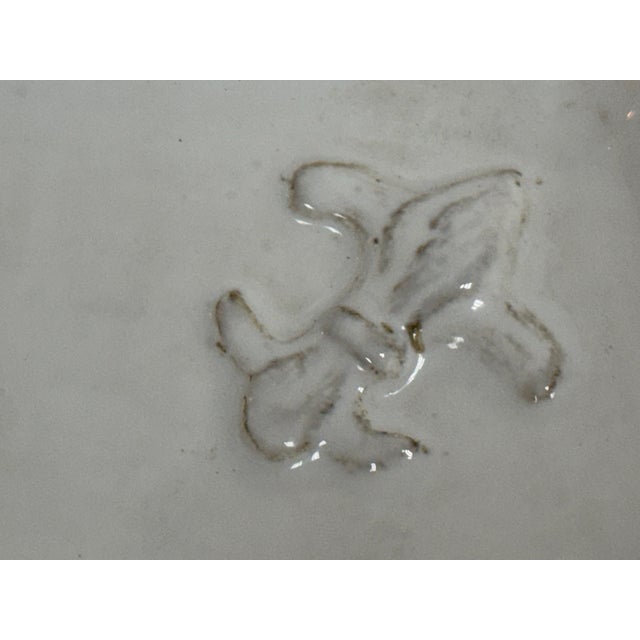 Arte Italica Fleur-De-Lis Rectangular Ceramic Platter For Sale - Image 10 of 12