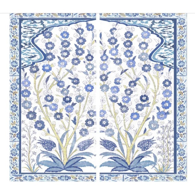 Plastic Kips Bay Showhouse Palm Beach Tree of Life Acrylic Diptych Wall Art Panels - A Pair For Sale - Image 7 of 7