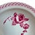 Large Antique Josselin Bowl with Red Stencil Rose Pattern from Sarreguemines, 1920 For Sale - Image 3 of 5