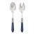 VIETRI Aladdin Antique Flatware Blue Salad Server Set - 2 Pieces For Sale - Image 10 of 10